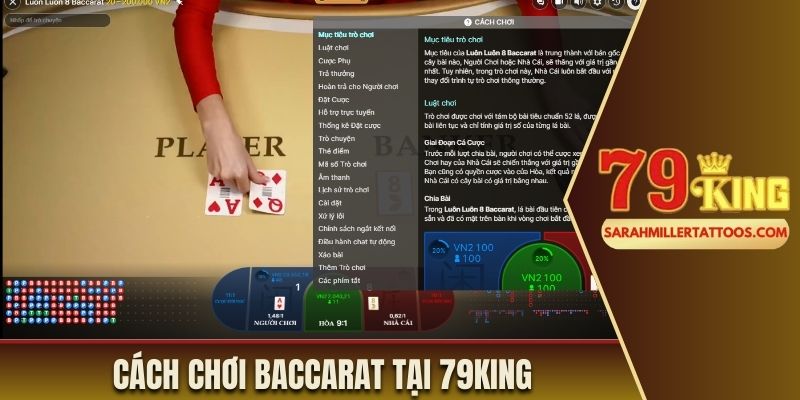 Cách Chơi Baccarat tại 79king