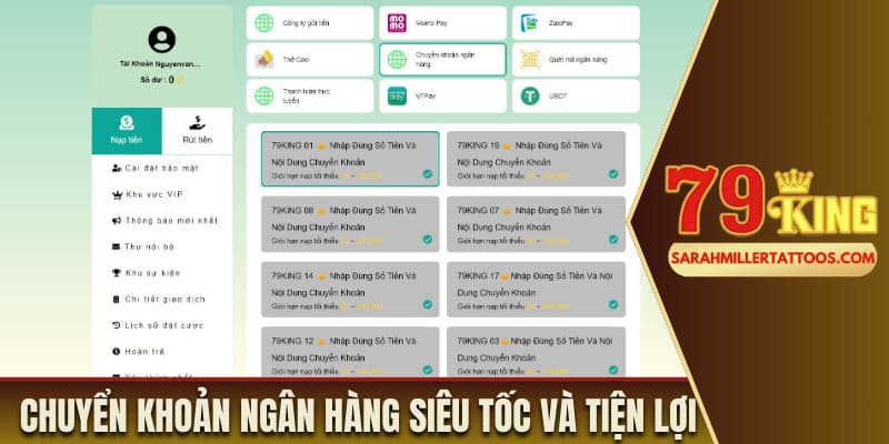 Chuyển khoản ngân hàng siêu tốc và tiện lợi