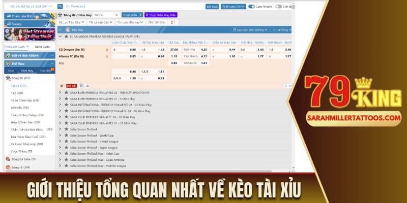 Giới thiệu tổng quan nhất về kèo tài xỉu  