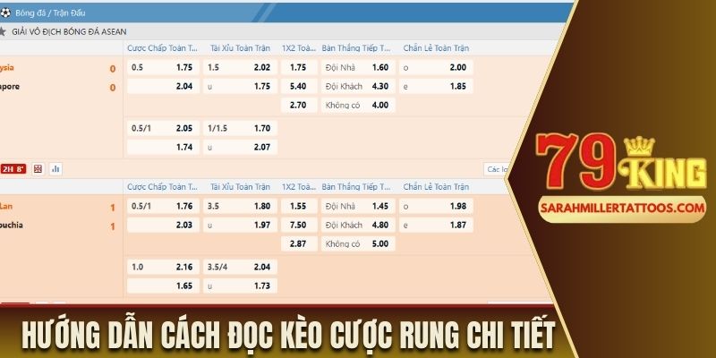 Hướng dẫn cách đọc kèo cược rung chi tiết nhất